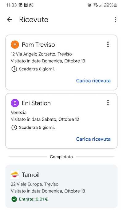 guadagnare con google scontrini spesa